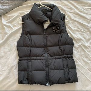 Abercrombie Kids Gray Puffed Vest